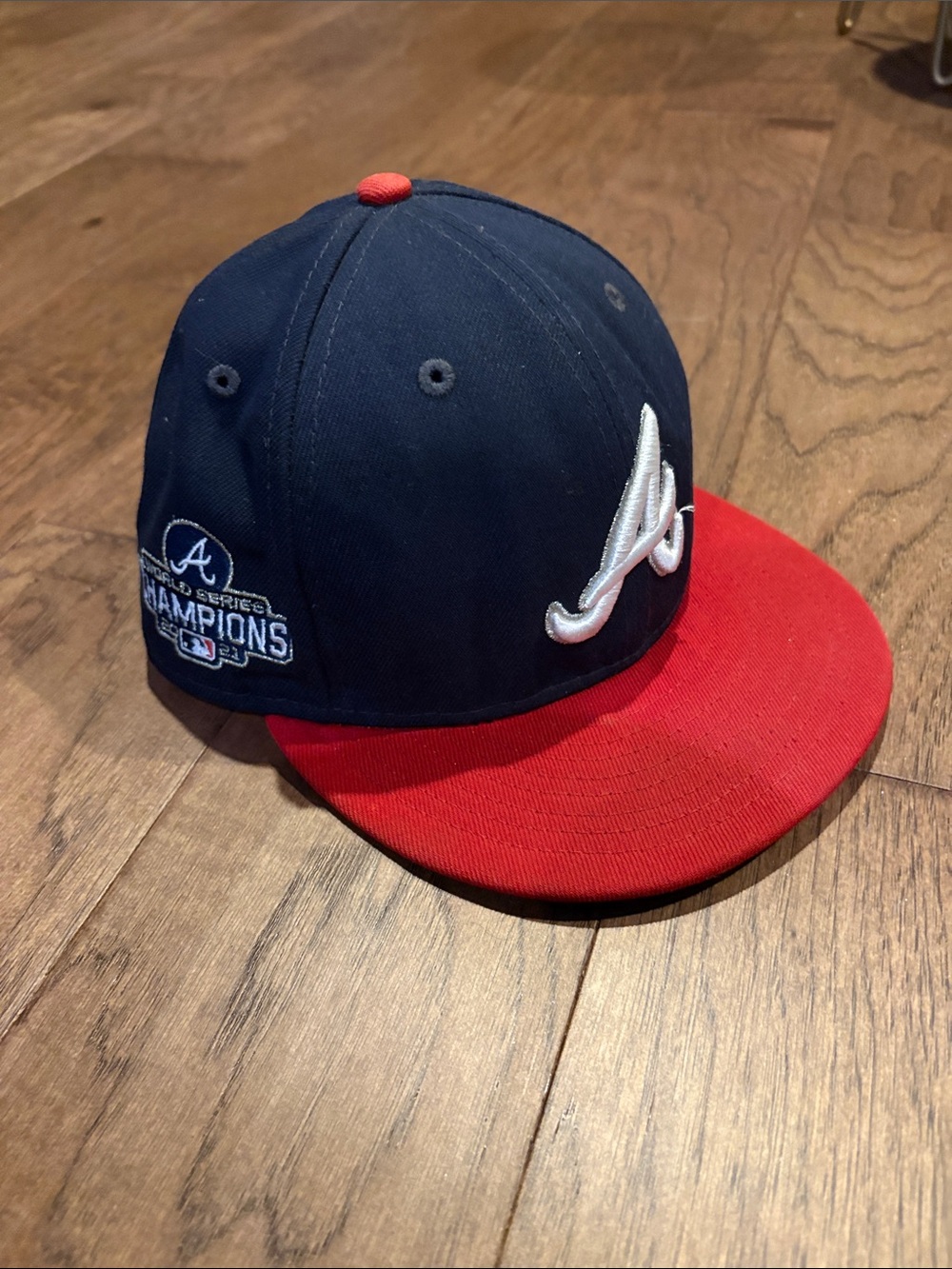 Atlanta Braves 2021 World Series Champions Hat - Picture 1 of 6